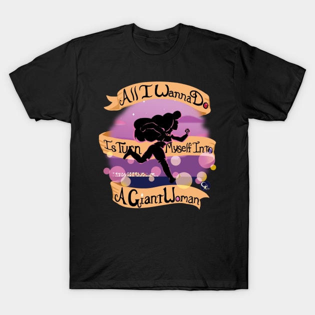 Giant Woman Motivation T-Shirt by Chyanime